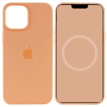 Чехол Silicone case (AAA) full with Magsafe and Animation для Apple iPhone 15 Plus (6.7") – Оранжевый