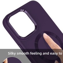 TPU чехол Bonbon Metal Style with MagSafe для Apple iPhone 15 Plus (6.7") – Фиолетовый