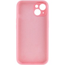 Чехол Silicone Case Full Camera Protective (AA) NO LOGO для Apple iPhone 15 Plus (6.7") – Розовый