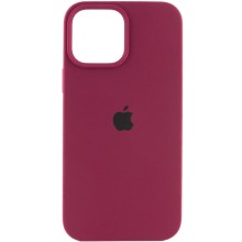 Чехол Silicone Case Full Protective (AA) для Apple iPhone 15 Plus (6.7") (Бордовый)