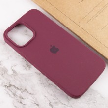 Чехол Silicone Case Full Protective (AA) для Apple iPhone 15 Plus (6.7") – Бордовый