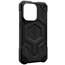 Ударопрочный чехол UAG Monarch Pro with MagSafe Leather для Apple iPhone 15 Plus / 14 Plus (6.7") – Черный