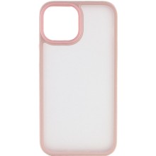 TPU+PC чехол Metal Buttons для Apple iPhone 15 Plus (6.7") (Розовый)