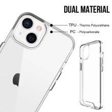 Чохол TPU Space Case transparent для Apple iPhone 15 Plus (6.7") – Прозорий