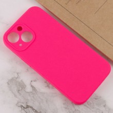 Чехол Silicone Case Full Camera Protective (AA) NO LOGO для Apple iPhone 15 Plus (6.7") – Розовый