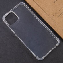 TPU чохол GETMAN Ease logo посилені кути для Apple iPhone 15 Plus (6.7") – Прозорий