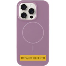 Чехол Silicone Case Full Protective (AA) NO LOGO with MagSafe для Apple iPhone 15 Plus (6.7") – Лиловый