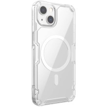 TPU чехол Nillkin Nature Pro Magnetic для Apple iPhone 15 Plus (6.7") – Прозрачный