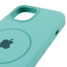 Чохол Silicone Case Full Protective (AA) with MagSafe для Apple iPhone 15 Plus (6.7") – Бірюзовий