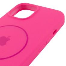 Чохол Silicone Case Full Protective (AA) with MagSafe для Apple iPhone 15 Plus (6.7") – Рожевий
