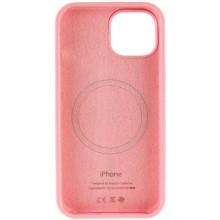 Чохол Silicone Case Full Protective (AA) with MagSafe для Apple iPhone 15 Plus (6.7") – Рожевий