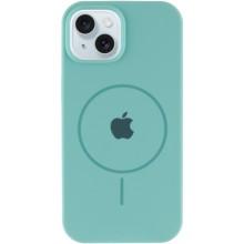 Чохол Silicone Case Full Protective (AA) with MagSafe для Apple iPhone 15 Plus (6.7") – Бірюзовий