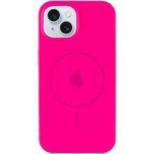 Чохол Silicone Case Full Protective (AA) with MagSafe для Apple iPhone 15 Plus (6.7") – Рожевий