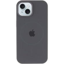 Чохол Silicone Case Full Protective (AA) with MagSafe для Apple iPhone 15 Plus (6.7") – Сірий