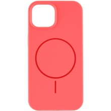 Чохол Silicone Case Full Protective (AA) NO LOGO with MagSafe для Apple iPhone 15 Plus (6.7") – Кавуновий