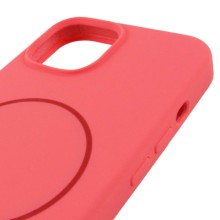 Чохол Silicone Case Full Protective (AA) NO LOGO with MagSafe для Apple iPhone 15 Plus (6.7") – Кавуновий