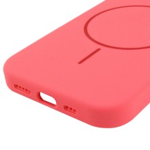 Чохол Silicone Case Full Protective (AA) NO LOGO with MagSafe для Apple iPhone 15 Plus (6.7") – Кавуновий