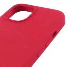 Чохол Silicone Case Full Protective (AA) NO LOGO with MagSafe для Apple iPhone 15 Plus (6.7") – Червоний