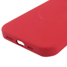 Чохол Silicone Case Full Protective (AA) NO LOGO with MagSafe для Apple iPhone 15 Plus (6.7") – Червоний