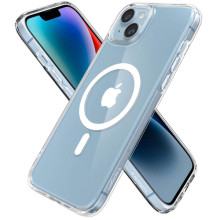 Чехол SGP Ultra Hybrid (MagFit) для Apple iPhone 15 Plus (6.7") – Прозрачный