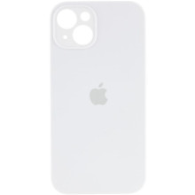 Чехол Silicone Case Full Camera Protective (AA) для Apple iPhone 15 Plus (6.7") – Белый