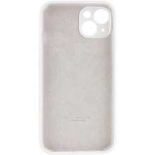 Чехол Silicone Case Full Camera Protective (AA) для Apple iPhone 15 Plus (6.7") – Белый