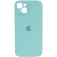 Чехол Silicone Case Full Camera Protective (AA) для Apple iPhone 15 Plus (6.7") – Бирюзовый