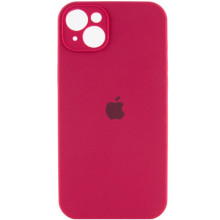 Чехол Silicone Case Full Camera Protective (AA) для Apple iPhone 15 Plus (6.7") – Красный