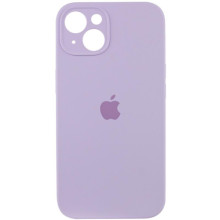 Чехол Silicone Case Full Camera Protective (AA) для Apple iPhone 15 Plus (6.7") – Сиреневый