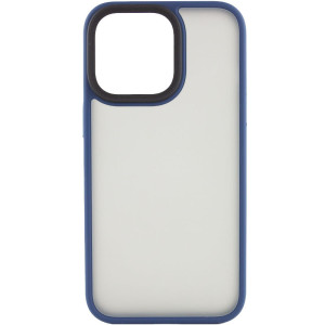 TPU+PC чохол Metal Buttons для Apple iPhone 15 Plus (6.7") (Синій)