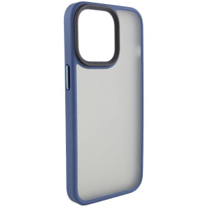 TPU+PC чохол Metal Buttons для Apple iPhone 15 Plus (6.7") – Синій