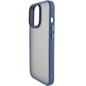 TPU+PC чохол Metal Buttons для Apple iPhone 15 Plus (6.7") – Синій