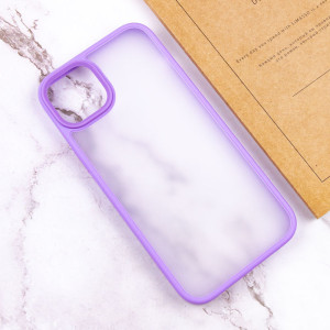 TPU+PC чохол Metal Buttons для Apple iPhone 15 Plus (6.7") – Бузковий