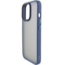 TPU+PC чохол Metal Buttons для Apple iPhone 15 Plus (6.7") – Синій