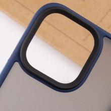 TPU+PC чохол Metal Buttons для Apple iPhone 15 Plus (6.7") – Синій