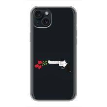 Чехлы (ART) Цветы на iPhone 15 Plus (VPrint) (Неочікувані квіти)