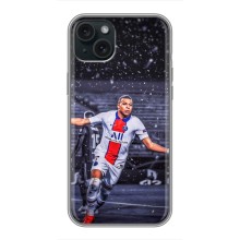 Чехлы Килиан Мбаппе для iPhone 15 Plus (Mbappe PSG)