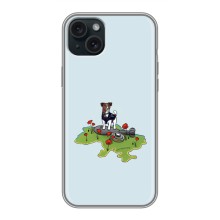 Чехлы с картинкой собаки Патрон для iPhone 15 Plus (AlphaPrint) (Сапер Пес)
