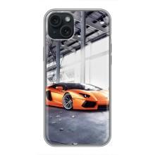 Чехлы с Машинами на Айфон 15 Плюс (VPrint) (Sport Car)
