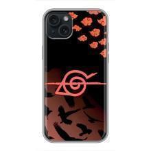 Чехол Итачи Учиха дляАйфон 15 Плюс (AlphaPrint) – Глаз Итачи
