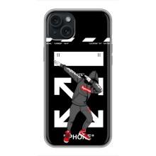 Чехол для iPhone 15 Plus с картинкой Supreme (AlphaPrint)