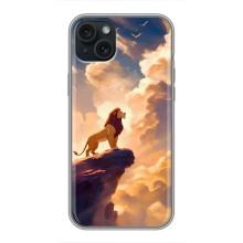 Чехол Король лев на Айфон 15 Плюс – Симба