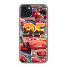 Силиконовый чехол Маквин для iPhone 15 Plus – Коллаж Маквин