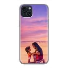 Чехол с мультфильмом Моана iPhone 15 Plus (Моана и Симеа)