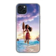 Чехол с мультфильмом Моана iPhone 15 Plus (Моана)