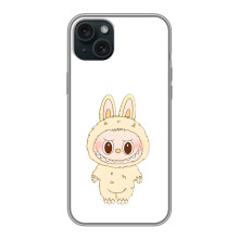 Чохол з принтом Лабубу для iPhone 15 Plus – Бежевий Лабубу