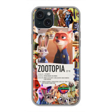 Чехол Зоотрополіс на iPhone 15 Plus – Коллаж Зоо