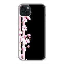 Чохли з тематикою "КВІТИ" на iPhone 15 Plus (Квіточки)