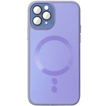 Чехол TPU+Glass Sapphire Midnight with MagSafe для Apple iPhone 15 Pro Max (6.7") – Сиреневый