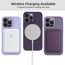 TPU чехол Bonbon Metal Style with MagSafe для Apple iPhone 15 Pro Max (6.7") – Фиолетовый